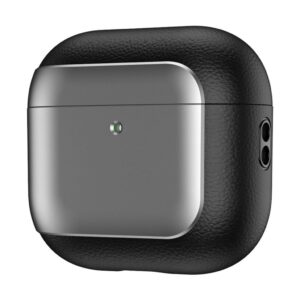 AirPods 4/5 Stöttåligt TPU-fodral med bärrem - Grå