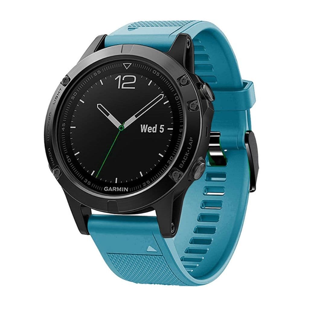 Garmin Fenix 7/6/6 Pro/Forerunner935/945 etc. Klockarmband i silikon - Ljusblå