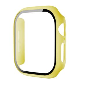 Apple Watch Series 12 42mm Skal med Skärmskydd - Gul