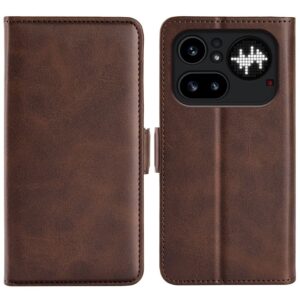 Taltech Nothing Phone (4a) Pro Plånboksfodral - Brun