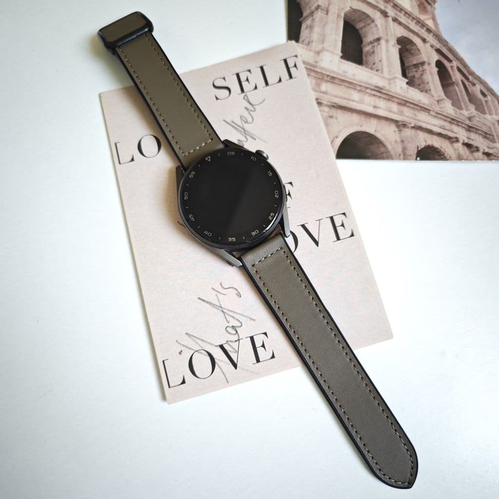Samsung Galaxy Watch 6 Klockarmband i PU-läder, 20mm - Brun - Bild 2
