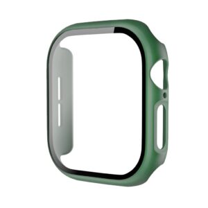 Apple Watch Series 12 46mm Skal med härdat glas - Armé grön