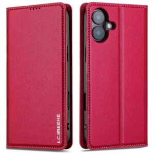 LC.IMEEKE iPhone 17 Plånboksfodral – Rosa