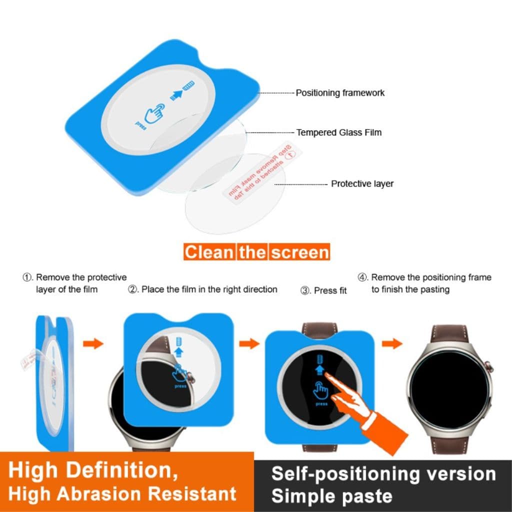 IMAK Samsung Galaxy Watch7 44mm etc. Skärmskydd - Bild 4