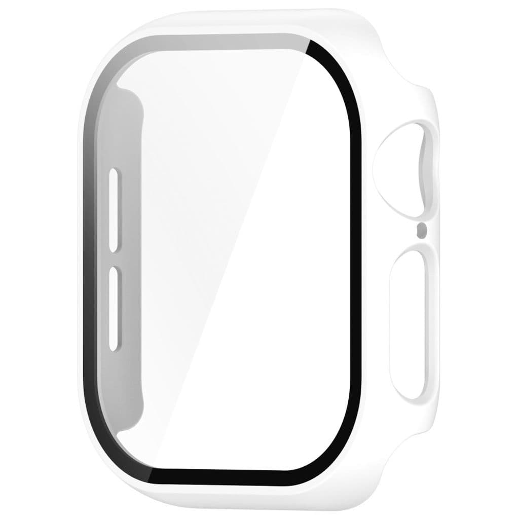 Apple Watch Series 10/11 46mm Skal med skärmskydd - Vit