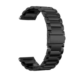 Samsung Gear S3 Frontier/Classic m.fl. Armband i rostfritt stål - Svart