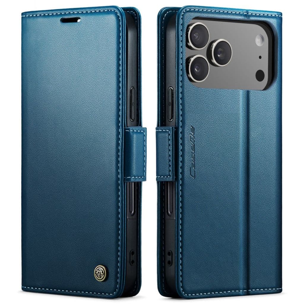 CASEME iPhone 17 Pro Fodral med Kortfack - Blå