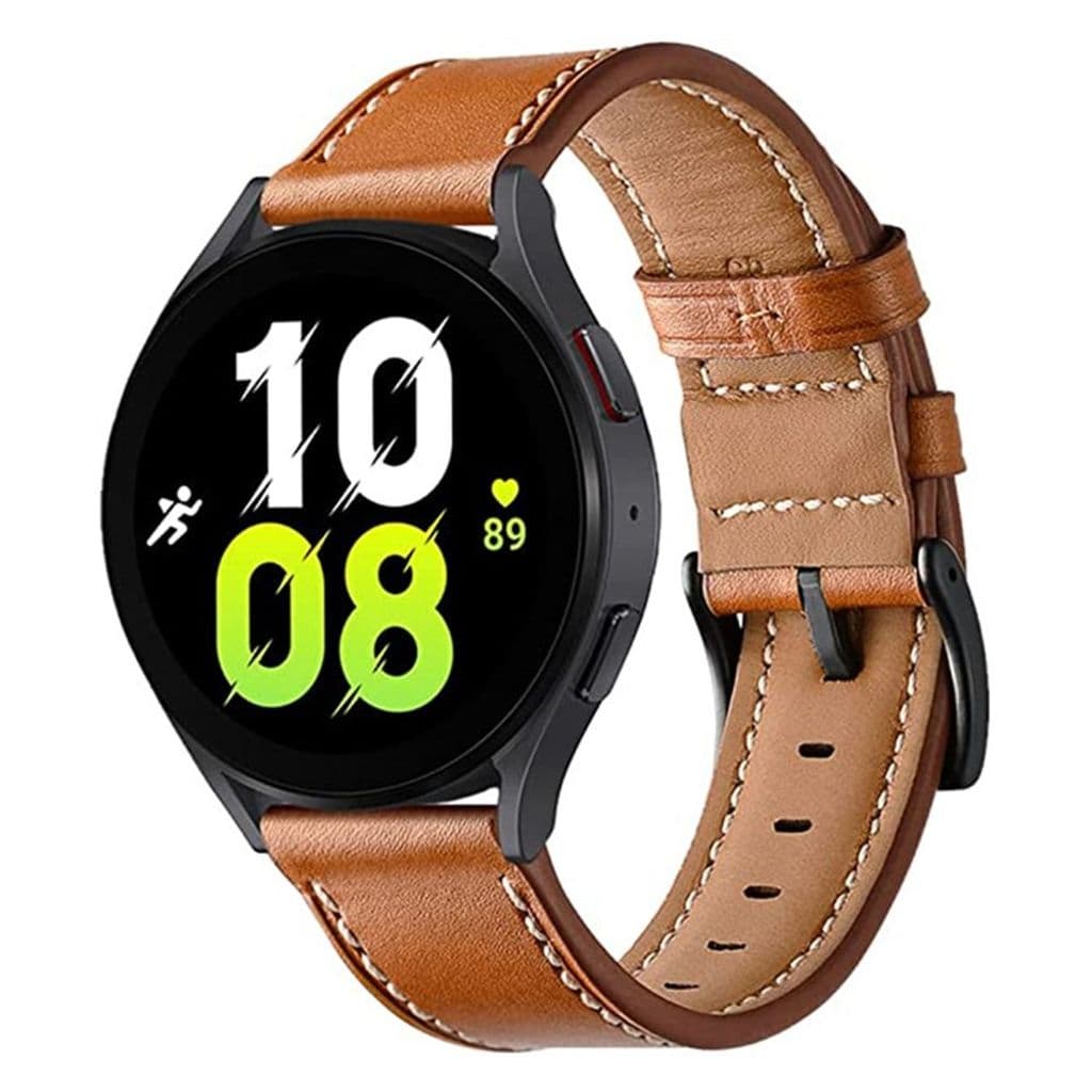 Garmin Venu Klockarmband i Läder, 20 mm - Brun - Bild 3