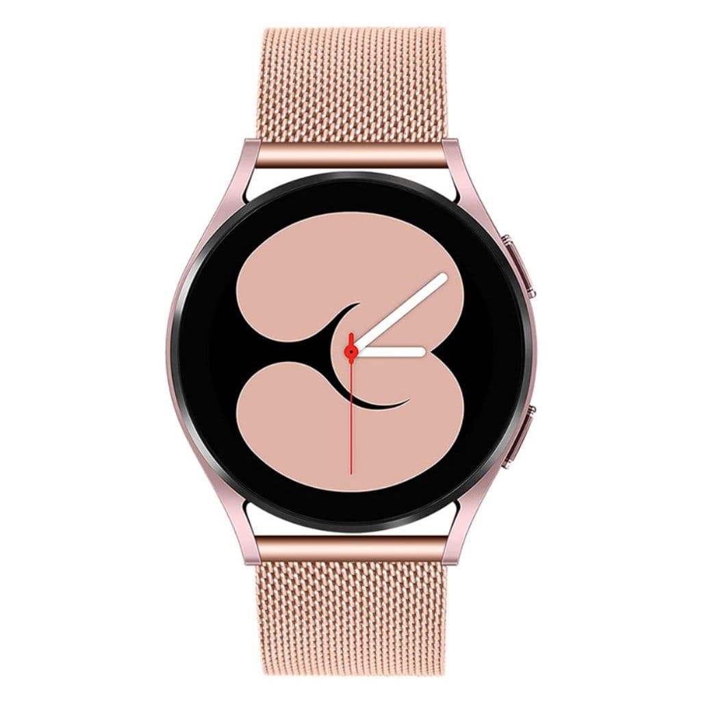 Galaxy Watch 4 Classic/Active Milanesiskt Klockarmband – Roséguld - Bild 3
