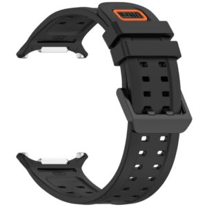 Taltech Silikon Armband till Samsung Galaxy Watch Ultra/Ultra2 - Svart