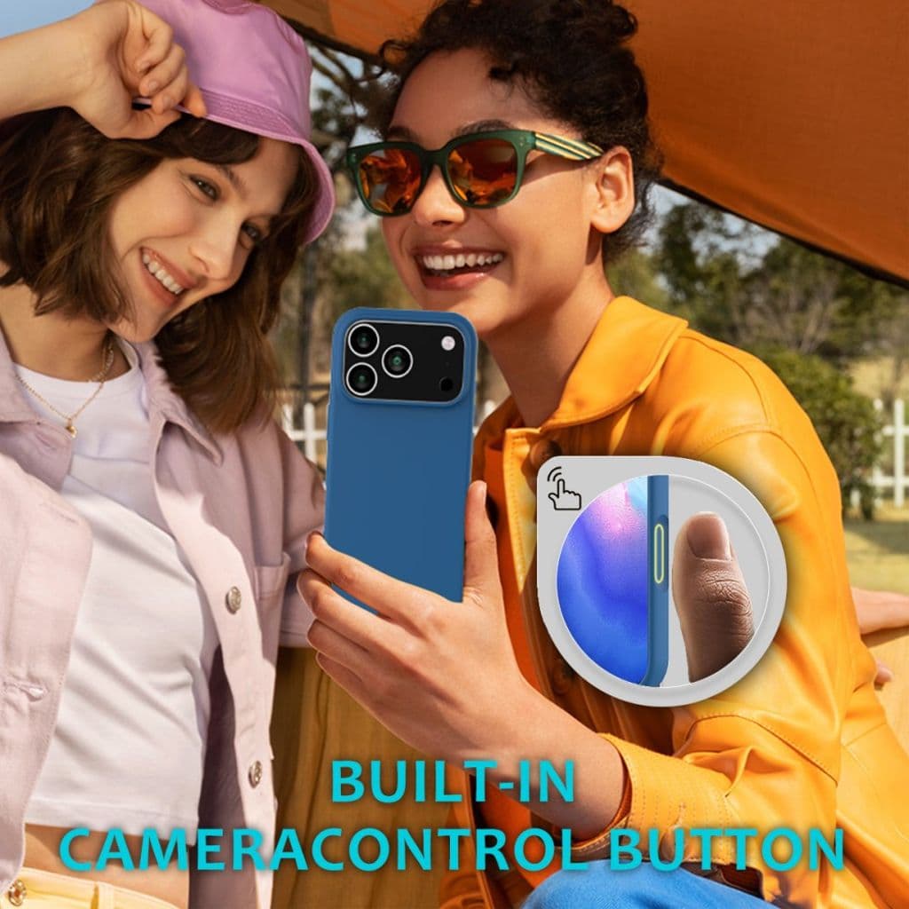 iPhone 17 Pro Max Silikonskal - Blå - Bild 8