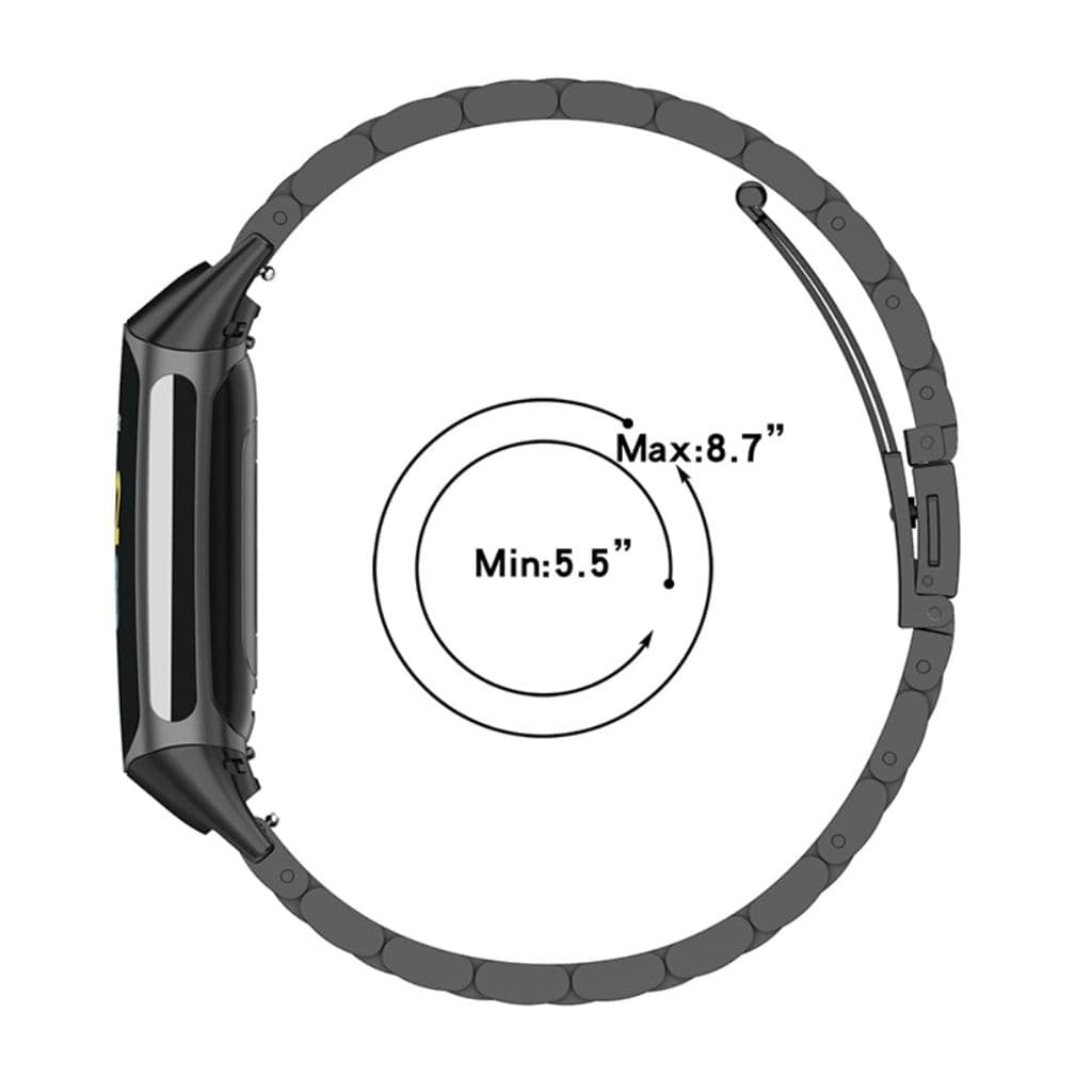 Fitbit Charge 6/5 Klockarmband i rostfritt stål - Guld - Bild 9