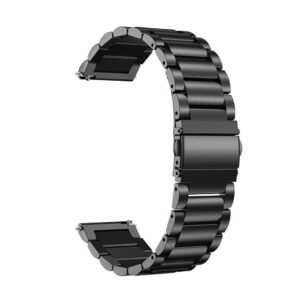 Samsung Gear S3 Classic/Frontier m.fl. Armband i rostfritt stål - Svart
