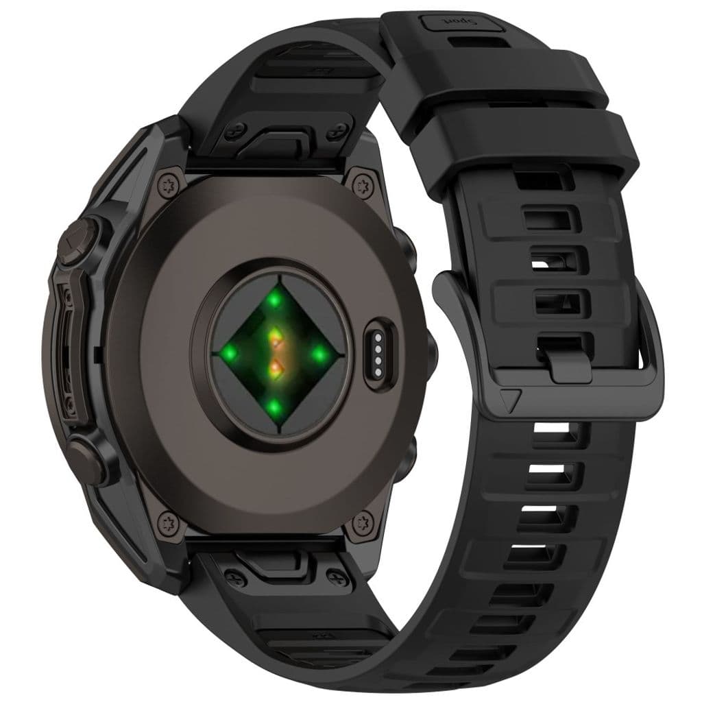 Garmin Fenix 8/Fenix E/Quatix 7 Pro m.fl. Klockarmband – Svart - Bild 3