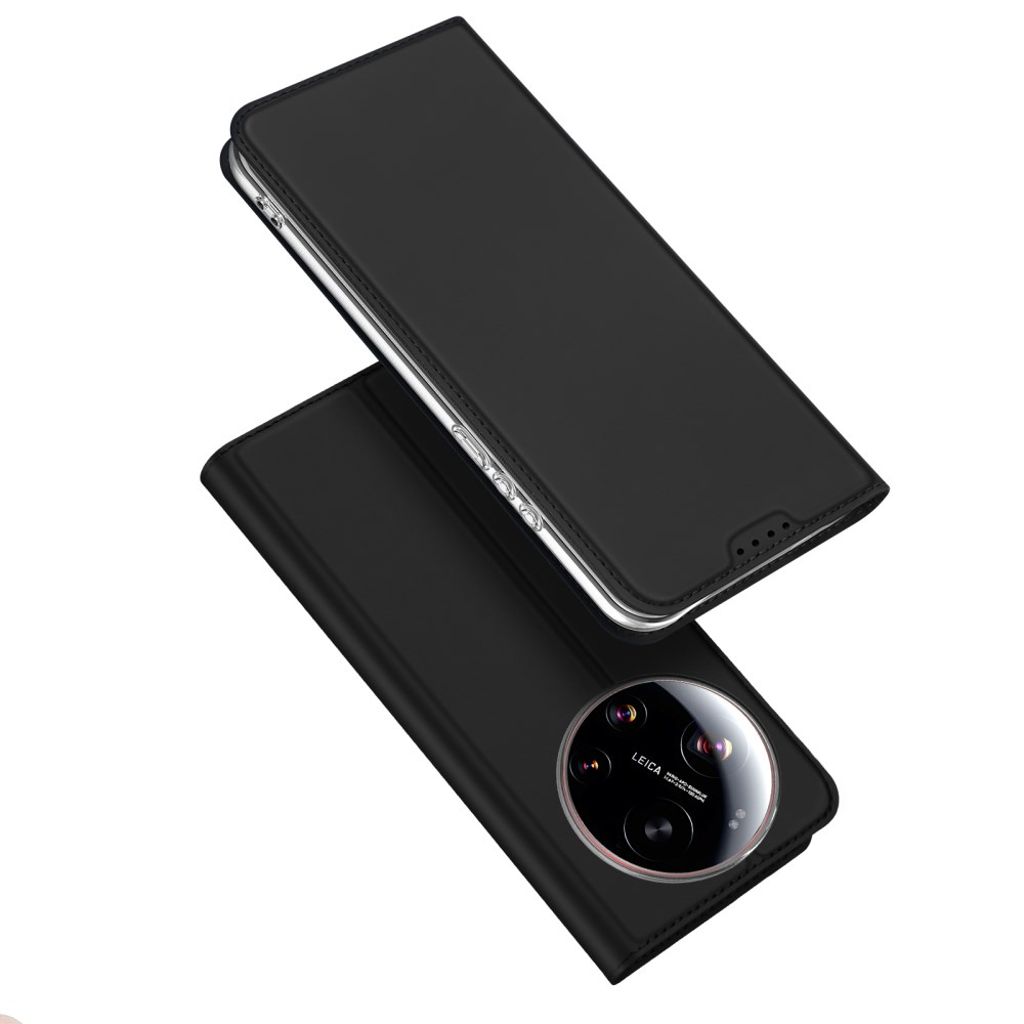 DUX DUCIS Xiaomi 17 Ultra 5G Plånboksfodral med ställ och korthållare - Svart