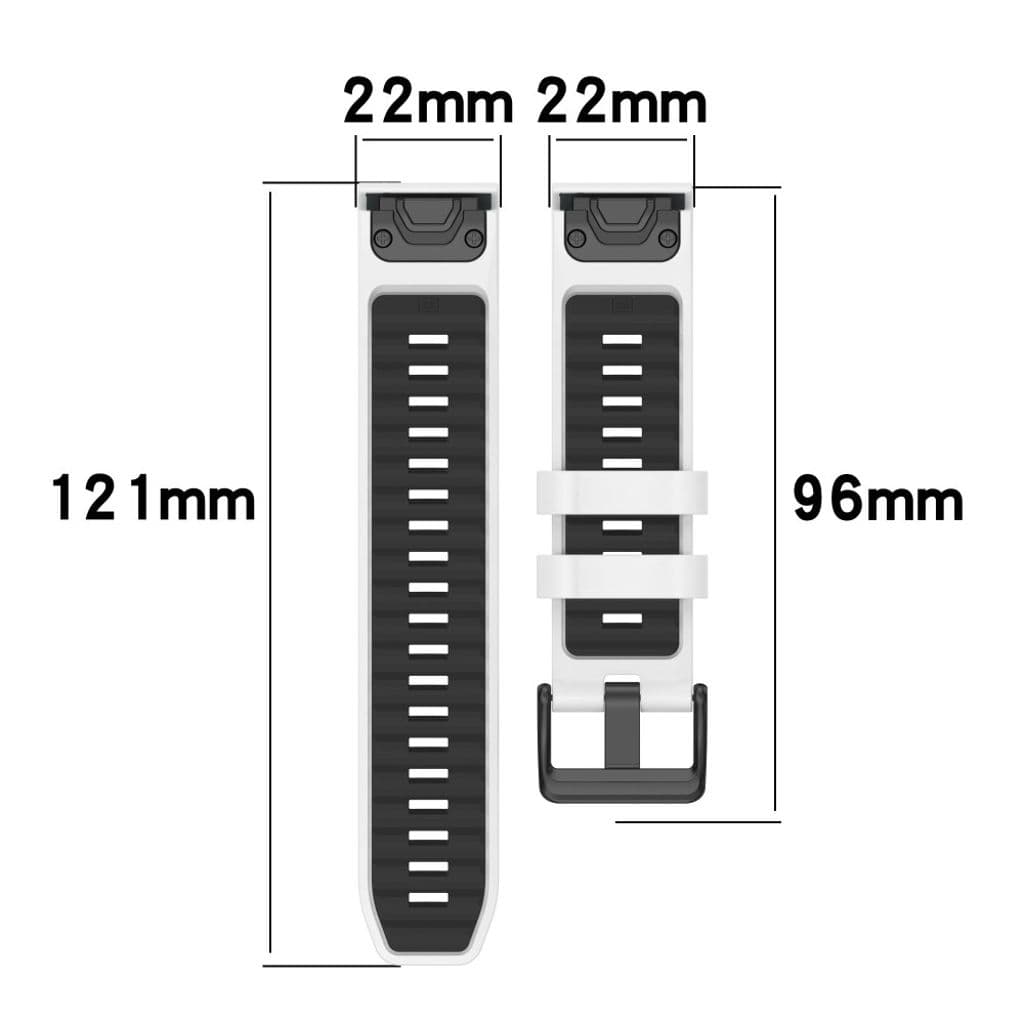Garmin Fenix 8/Fenix E/Quatix 7 Pro m.fl. Klockarmband – Svart - Bild 7