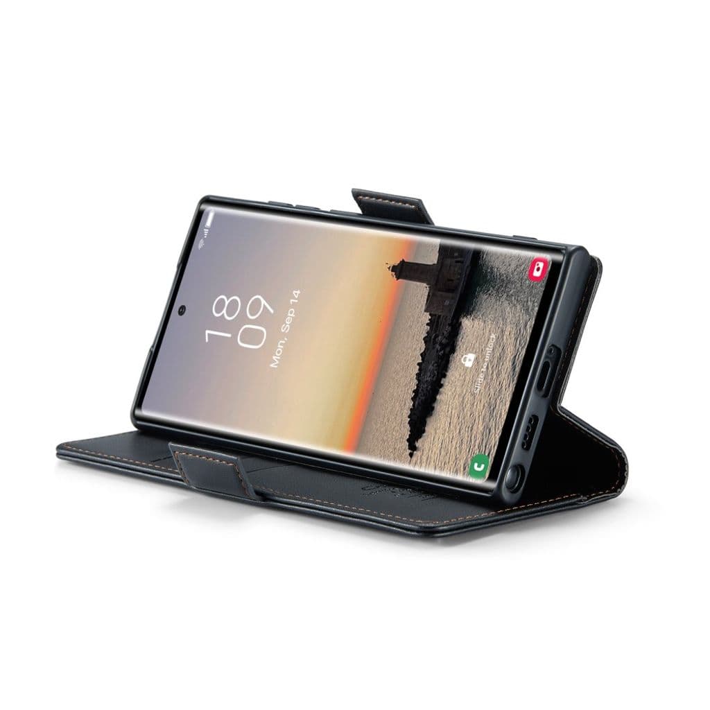 CASEME Samsung Galaxy S25 Ultra Plånboksfodral - Svart - Bild 4