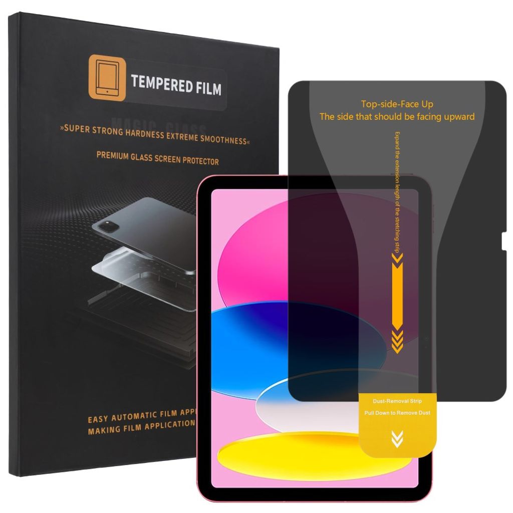 iPad 10.9/iPad (2025) Privacy Skärmskydd i aluminiumsilikatglas