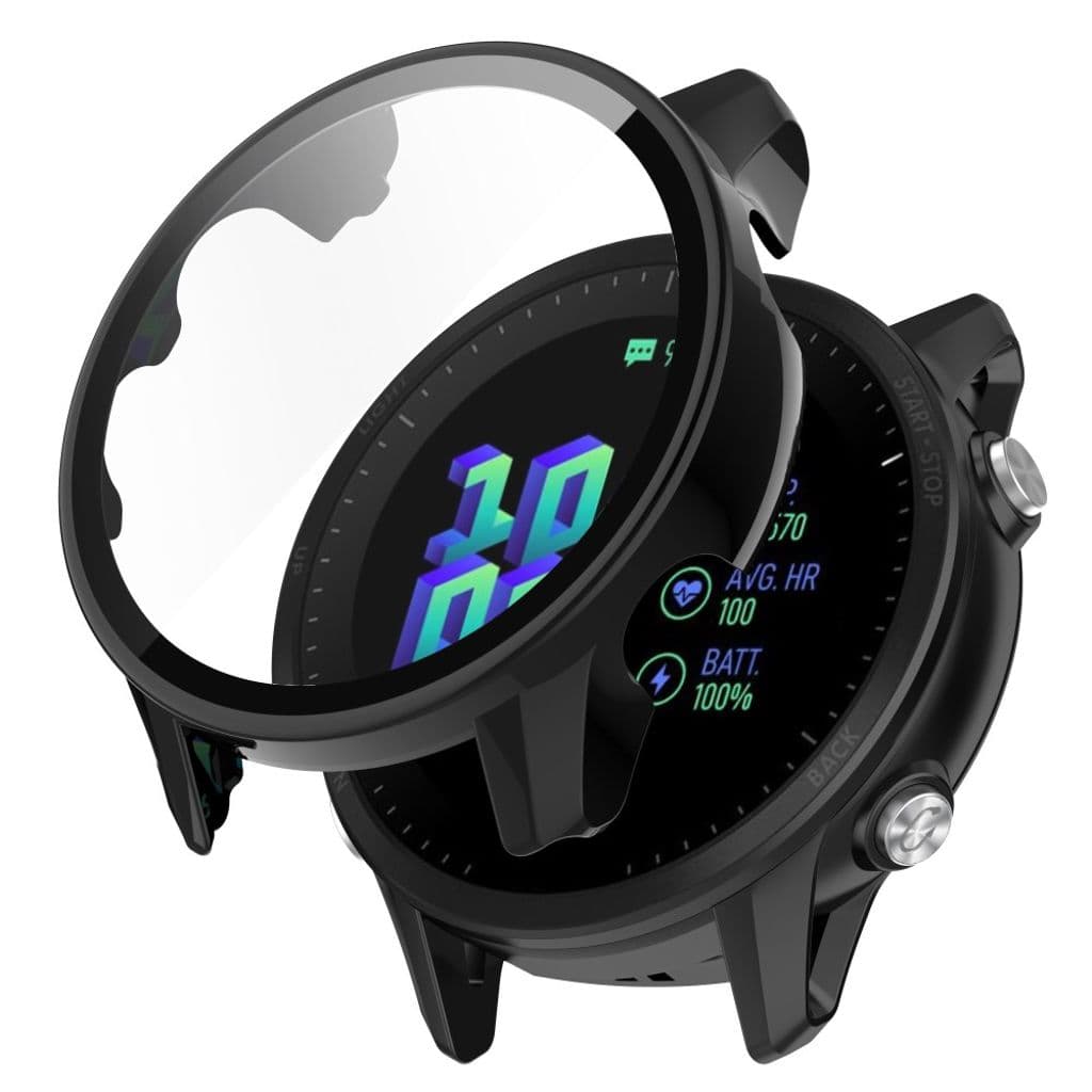 Garmin Forerunner 955 Skal med Skärmskydd - Svart