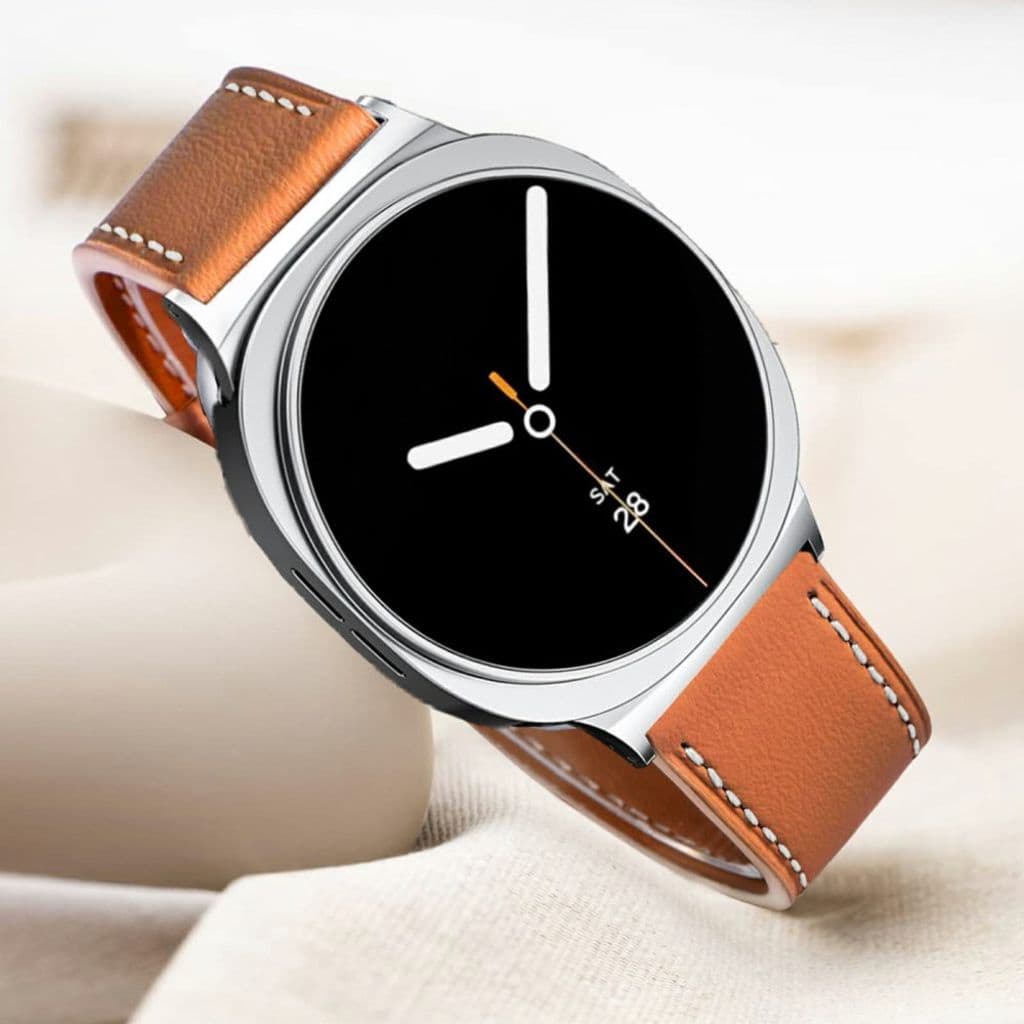 Samsung Galaxy Watch8 44mm etc. Klockarmband i läder - brun - Bild 9