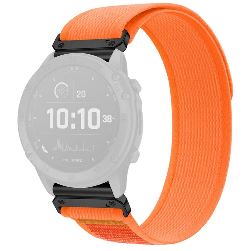 Garmin Fenix 8 Pro/Quatix 8 51mm Elastiskt nylonarmband - Orange