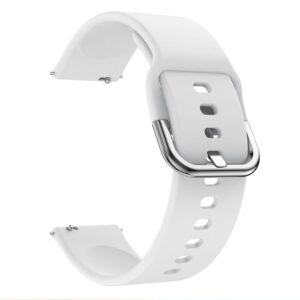Garmin Vivomove/Forerunner 245/645 m.fl. Silikonarmband - Vit