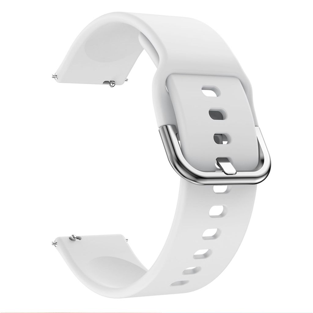 Garmin Vivomove/Forerunner 245/645 m.fl. Silikonarmband - Vit