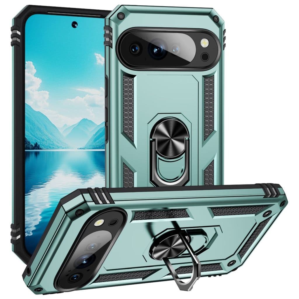Google Pixel 10 Pro XL Telefonskal med Stativ - Grön