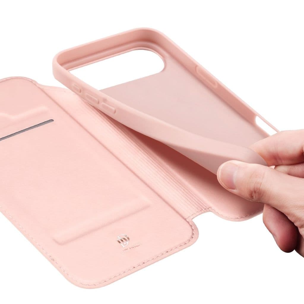 DUX DUCIS iPhone Air Fodral med stativ - Rosa - Bild 7
