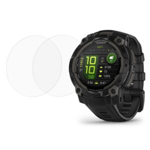 Garmin Instinct 3 50mm Skärmskydd härdat glas 2-pack