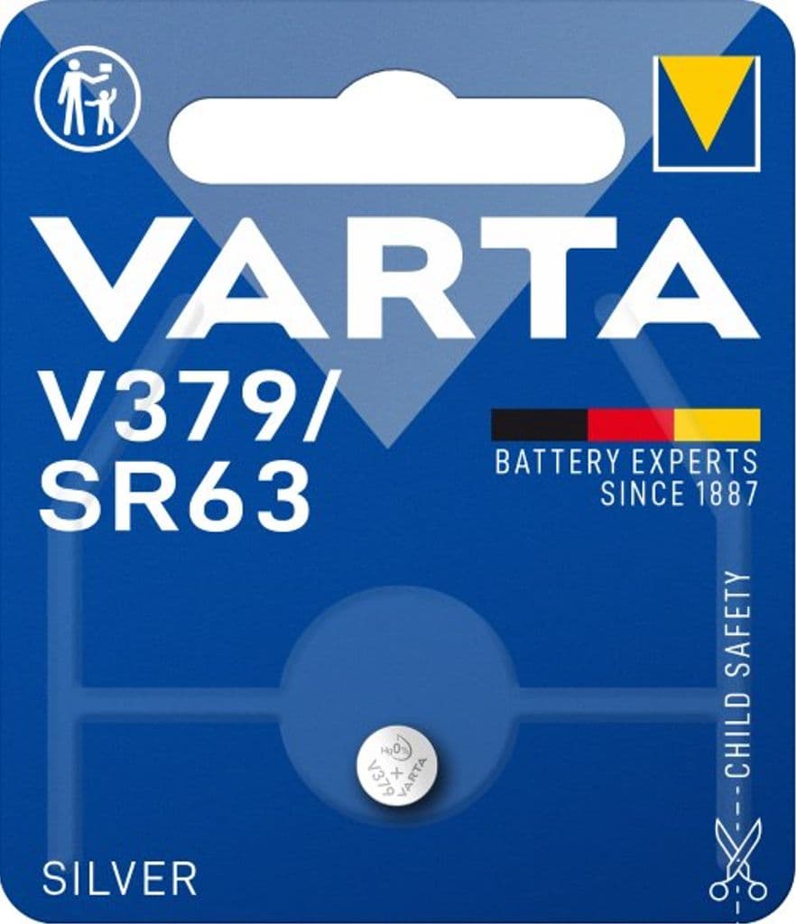 VARTA Silver Coin knappcellsbatteri V379 / SR63