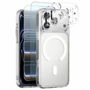 NORTHJO 5-i-1 Skal-set till iPhone 17 Pro - transparent