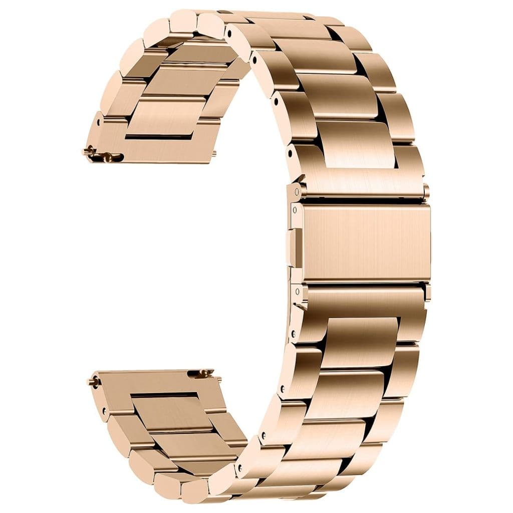 JLT Samsung Galaxy Watch 4/4 Classic Klockarmband i rostfritt stål - Roséguld