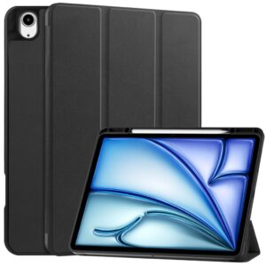 iPad Air 13" 2026/2025/2024 Tri-Fold Fodral med pennhållare - Svart