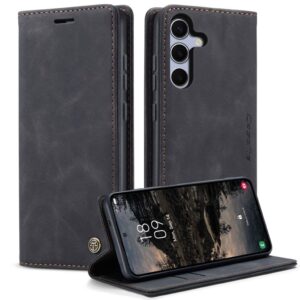 CASEME Samsung Galaxy S25 FE Plånboksfodral med Kortfack - Svart