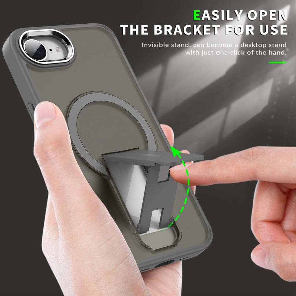 iPhone 16e Skal MagSafe-kompatibel Stativ – Guld - Bild 5