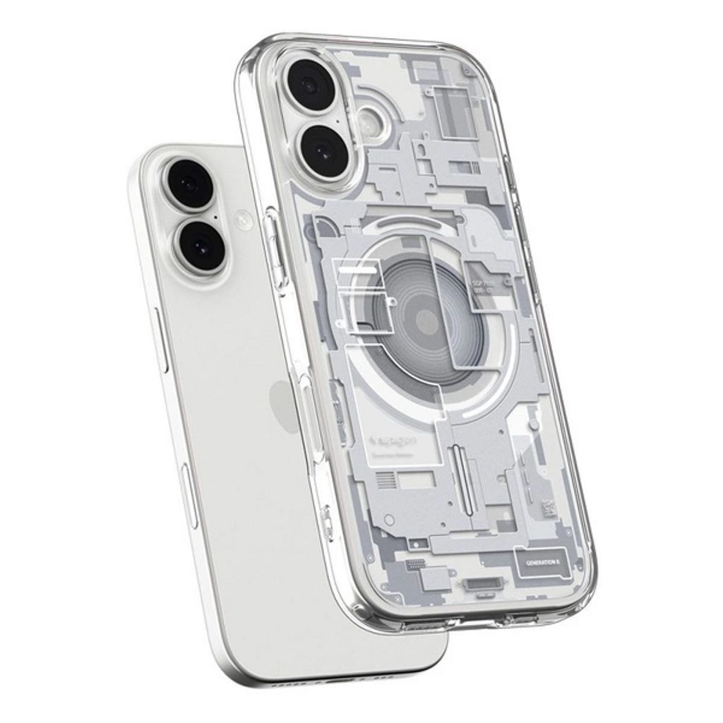 Spigen Ultra Hybrid MagSafe Zero One Skal till iPhone 17 - Vit - Bild 6