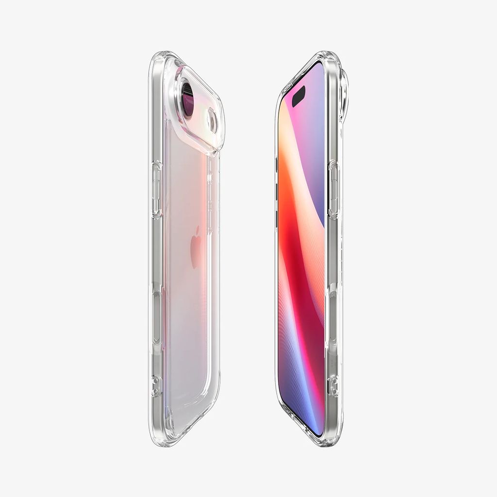 Spigen iPhone 17 Air Ultra Hybrid Skal - Crystal Clear - Bild 3