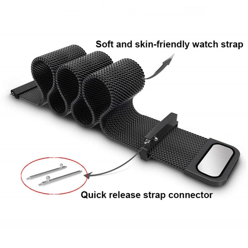 Garmin Lily 2 Kockarmband milanese i rostfritt stål - Guld - Bild 2