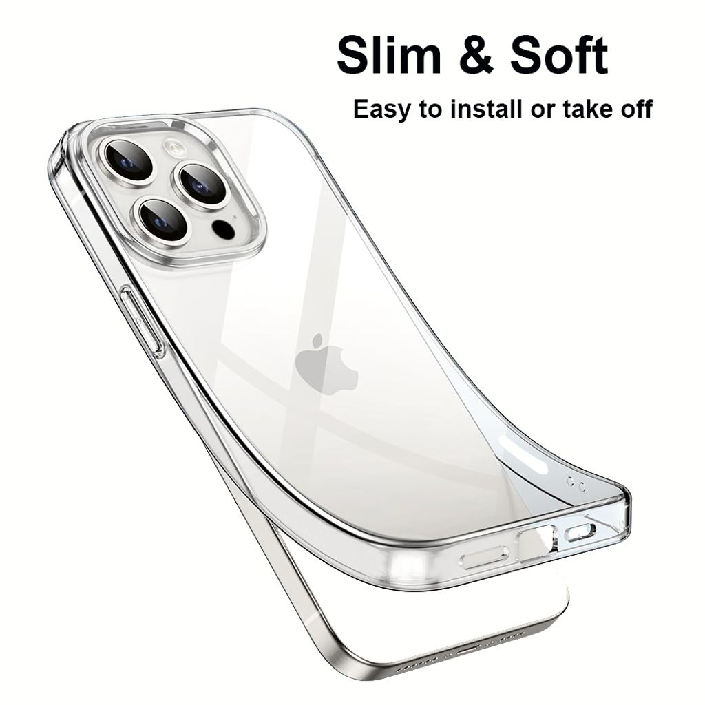 SiGN Ultra Slim skal till iPhone 16 Pro Max - Transparent - Bild 4