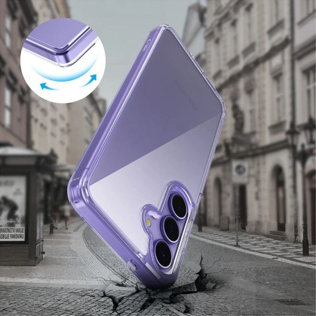 Tech-Protect FlexAir Hybrid Skal till Samsung Galaxy S25 FE - Transparent - Bild 3