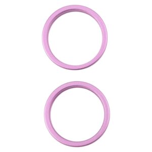 iPhone 16 Bakre kameralins yttre skyddsring, 2-pack - Lila