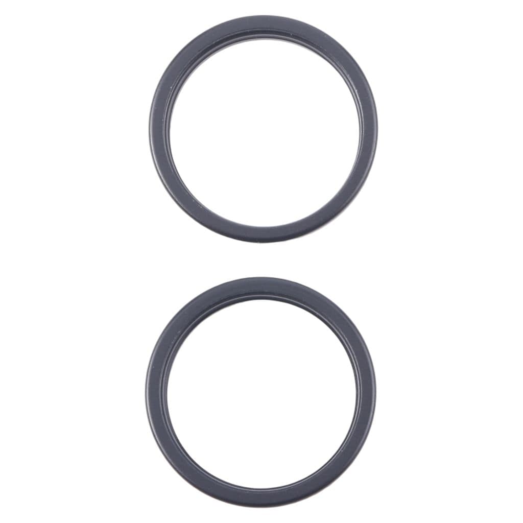 iPhone 16 Plus Bakre kameralins yttre skyddsring, 2-pack - Svart