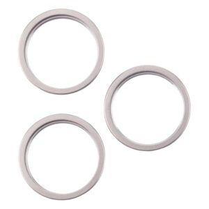 iPhone 16 Pro Max Linsskydd Kameraring - Titan, 3-pack