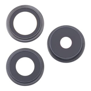 iPhone 16 Pro Max Kameralinsskydd, 3-pack - Svart