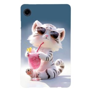 Samsung Galaxy Tab A11/A9 Skal med tryck - Tiger
