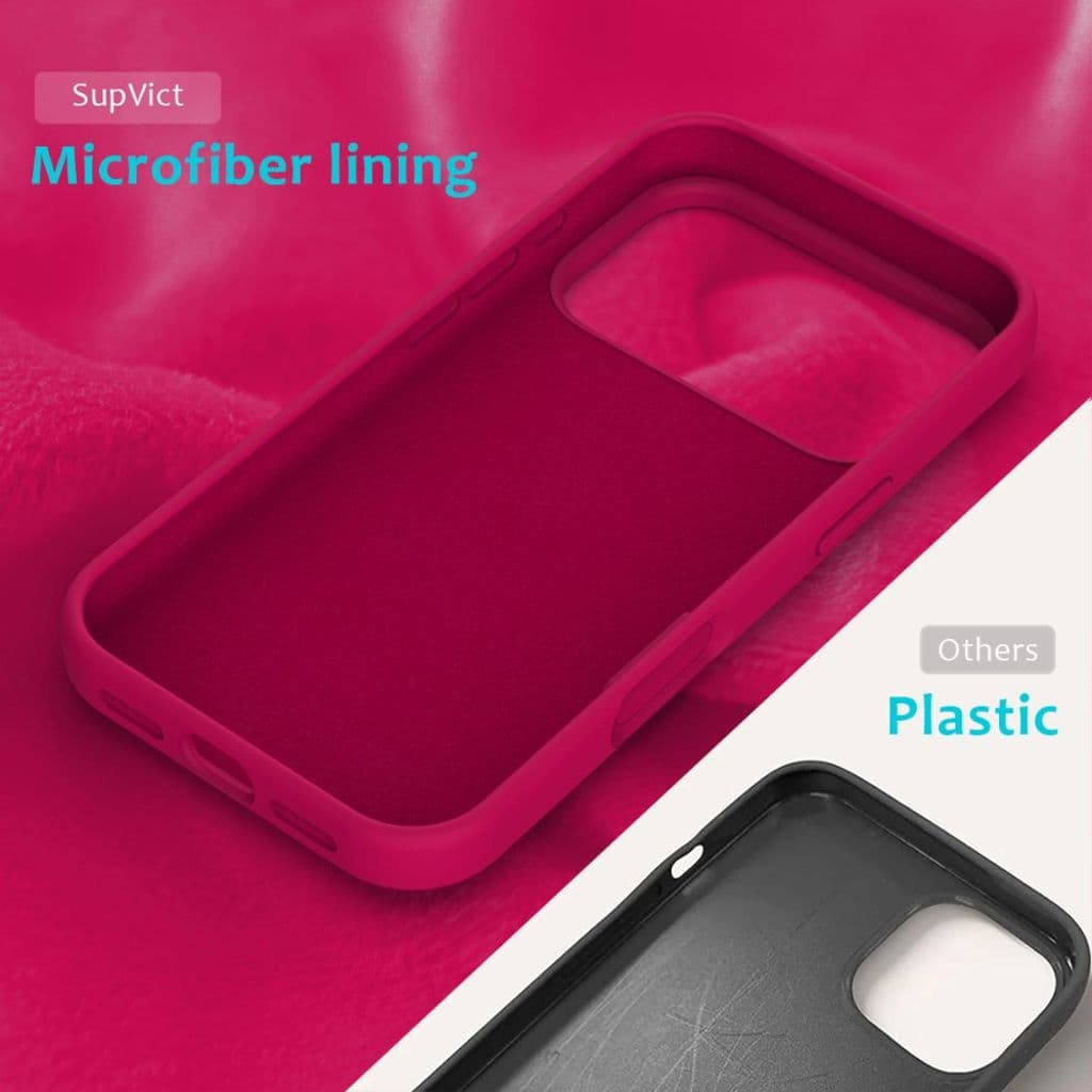 iPhone 17 Pro Max Silikonskal - Chockrosa - Bild 6