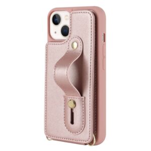 iPhone 15 Skal med axelrem - Roséguld