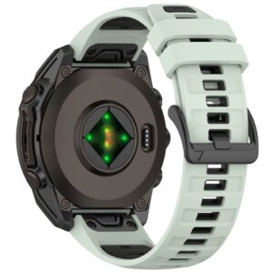 Garmin Fenix ​​8 43mm etc. Klockarmband - Grön, Svart