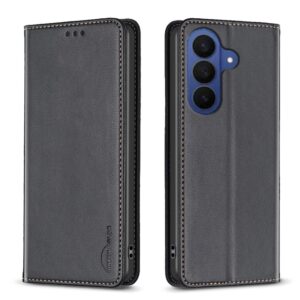 BINFEN COLOR Samsung Galaxy A57 5G Plånboksfodral med korthållare och ställ - Svart